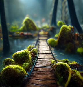 Magical Pathway Digital Background 5